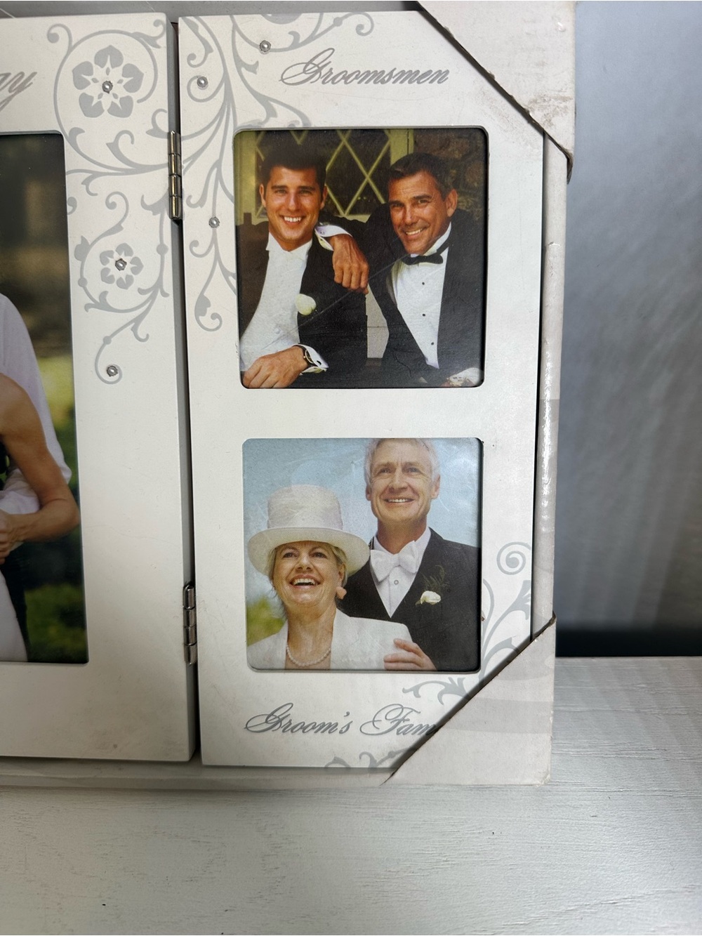 Our Wedding Day White Photo Collage Frame - Picture 3 of 5